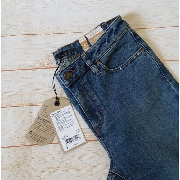 PrAna Sienna Stretchy Jeans in True Blue Organic Cotton Women's Size 8/29 - Picture 5 of 12